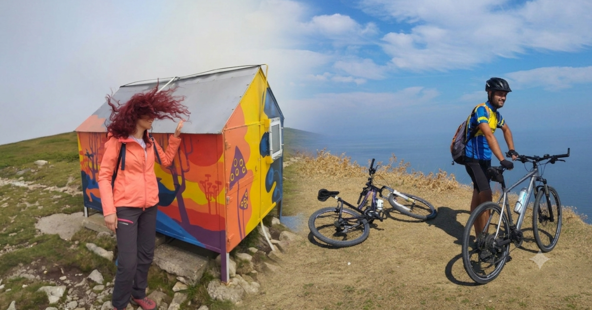 Vladimir Paskov and Mariana Paskova together outdoors