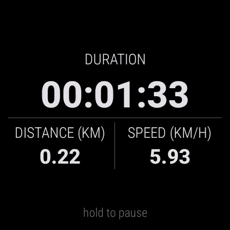 Pausing and resuming an activity from the VMFit Wear OS companion app