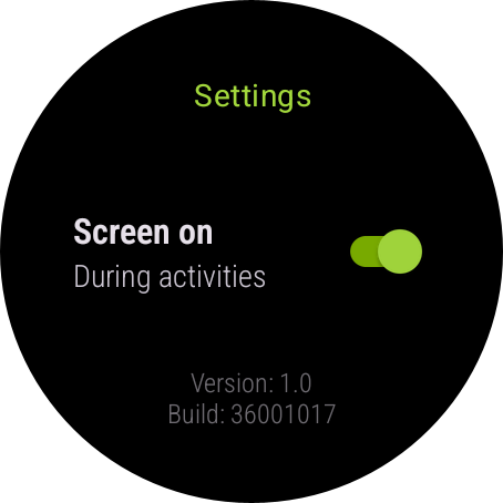 VMFit Wear OS Display On