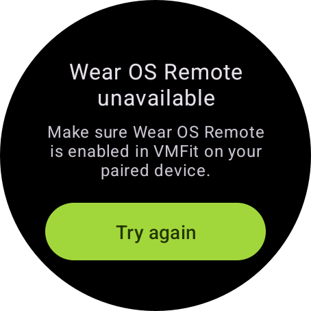 VMFit Wear OS Error